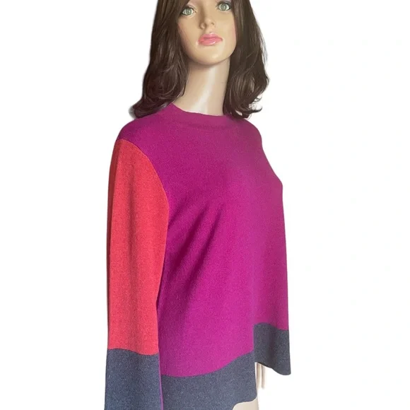 New! Kinross Cashmere Women's Purple /grey
Sweater size XL - Picture 3 of 13